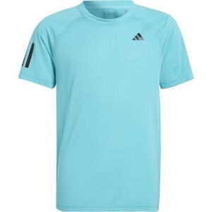 adidas CLUB TEE Dívčí tenisové tričko, tyrkysová, velikost 164
