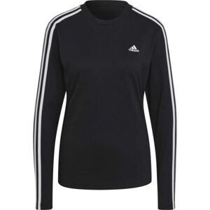 adidas 3S LS T Dámské tričko, černá, velikost M