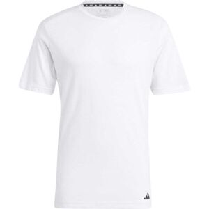 adidas YOGA BASE TEE Pánské sportovní tričko, bílá, velikost L