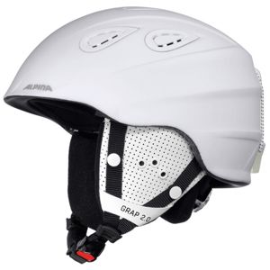Alpina Sports GRAP 2.0 Lyžařská helma, bílá, velikost (54 - 57)