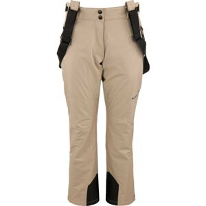 ALPINE PRO HOPLERA Dámské lyžařské kalhoty, béžová, velikost M