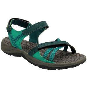 ALPINE PRO GINA Dámské sandály, zelená, velikost 36