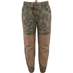 ALPINE PRO KOLISO Chlapecké outdoorové kalhoty, hnědá, velikost 116-122