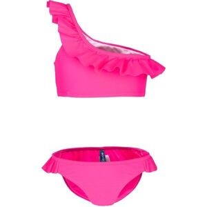 AQUOS KYRIA Dívčí dvoudílné plavky, růžová, velikost 140-146