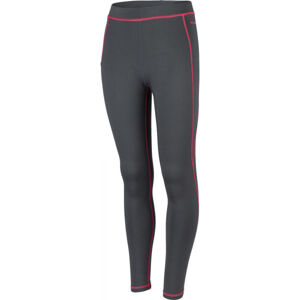 Arcore KLIO Dětské běžecké kalhoty, Tmavě šedá,Červená, velikost 164-170