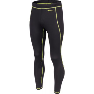 Arcore HELIOS Pánské běžecké kalhoty, Černá,Žlutá, velikost S