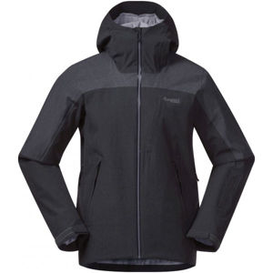 Bergans HAFJELL INS JKT Pánská lyžařská bunda, tmavě šedá, velikost