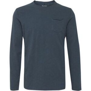 BLEND T-SHIRT L/S Pánské triko s dlouhým rukávem, tmavě modrá, veľkosť M