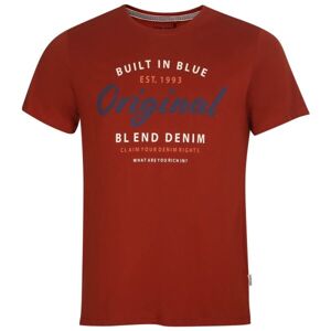 BLEND REGULAR FIT Pánské tričko, khaki, veľkosť L