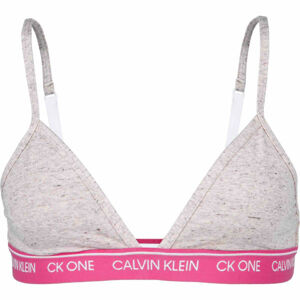 Calvin Klein UNLINED TRIANGLE Dámská podprsenka, šedá, veľkosť S