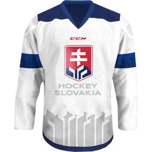 CCM FANDRES HOCKEY SLOVAKIA bílá XS - Dětský hokejový dres