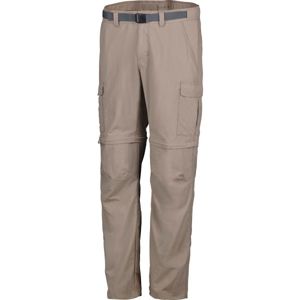 Columbia CASCADES EXPLORER CONVERTIBLE PANT Pánské outdoorové kalhoty, Hnědá,Tmavě šedá, velikost 34