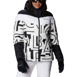 Columbia ABBOTT PEAK INSULATED JACKET Dámská zateplená lyžařská bunda, bílá, velikost M