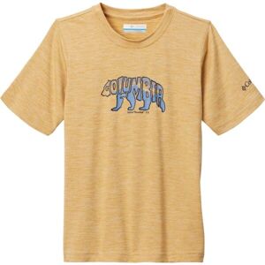 Columbia MOUNT ECHO™ SHORT SLEEVE GRAPHIC SHIRT Dětské tričko, žlutá, veľkosť XL