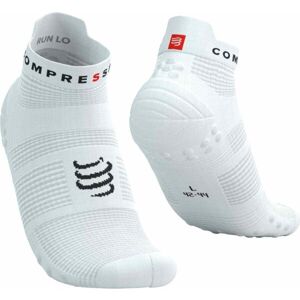 Compressport PRO RACING SOCKS V4.0 RUN Běžecké ponožky, bílá, velikost