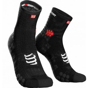 Compressport RACE V3.0 RUN HI Běžecké ponožky, černá, velikost 35-38