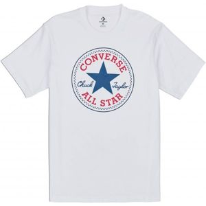 Converse CHUCK PATCH TEE Pánské triko, bílá, velikost XL