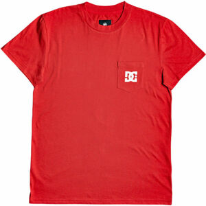 DC POCKET TEE 203 Tričko, Červená,Bílá, velikost L
