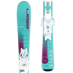 Elan STARR QS + EL 7.5 GW Dětské sjezdové lyže, tyrkysová, veľkosť 140