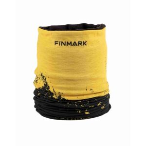 Finmark Dětský multifunkční šátek s fleecem Dětský multifunkční šátek, černá, velikost UNI