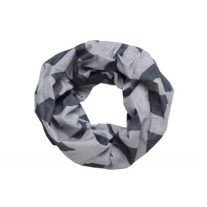 Finmark MULTIFUNKČNÍ ŠÁTEK Multifunkční šátek, Tmavě šedá,Světle modrá, velikost