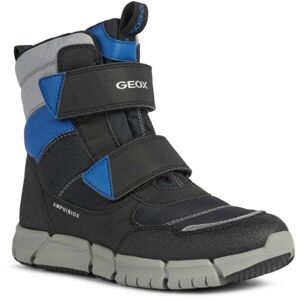 Geox J FLEXYPER B. Chlapecké kotníkové boty, modrá, velikost 33