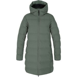 Hannah GAIA Dámský péřový kabát, zelená, velikost