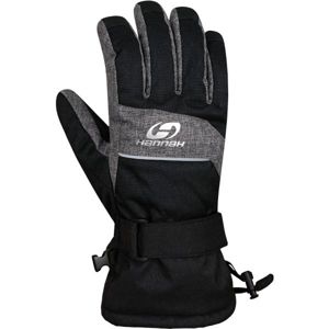 Hannah RAFFY Pánské lyžařské rukavice, černá, velikost XXL