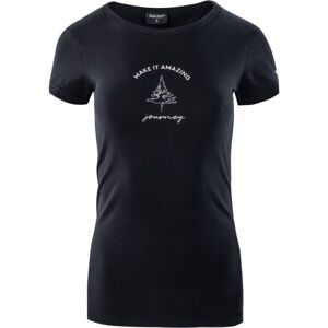Hi-Tec LADY RONE Dámské bavlněné triko, černá, velikost XL
