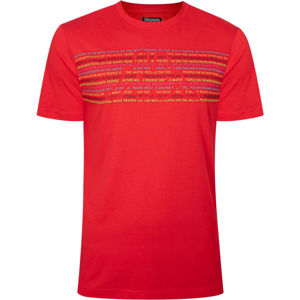 Kappa LOGO BOPER Pánské triko, Červená, velikost XXL