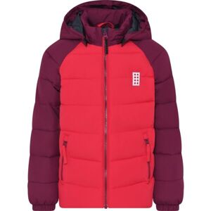 LEGO® kidswear LWJIPE 704 Dívčí zimní bunda, růžová, velikost 146