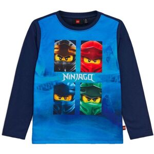 LEGO® kidswear LWTANO 108 Chlapecké tričko s dlouhým rukávem, modrá, veľkosť 134