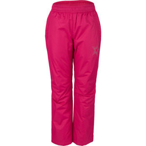 Lewro GIDEON růžová 116-122 - Dětské zateplené kalhoty