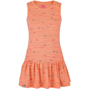 Loap BARISA Dívčí šaty, oranžová, velikost 134-140