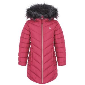 Loap INDALONA Dívčí zimní kabát, růžová, velikost 122/128