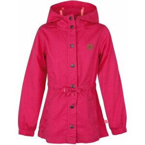 Loap POKINA růžová 146-152 - Dívčí kabát