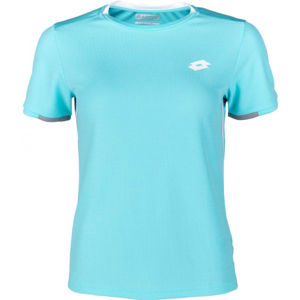 Lotto SQUADRA TEE Chlapecké tenisové triko, světle modrá, velikost