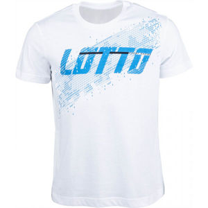 Lotto TEE PRISMA JS Pánské tričko, Bílá,Modrá, velikost S