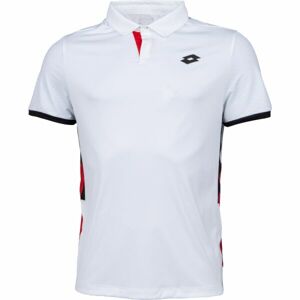 Lotto TOP TEN III POLO SHIRT Pánské tenisové tričko, bílá, velikost
