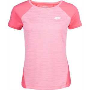 Lotto TOP TEN W II TEE PL růžová XL - Dámské tenisové tričko
