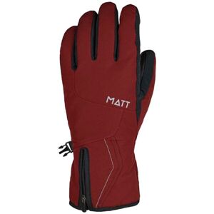 Matt ANAYET GLOVES Dámské lyžařské rukavice, červená, velikost XS