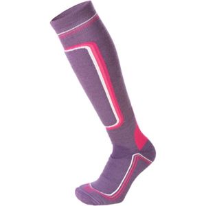 Mico HEAVY PRIMALOFT WOMAN SKI SOCKS W fialová L - Dámské lyžařské ponožky