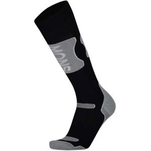 MONS ROYALE PRO LITE TECH Pánské lyžařské ponožky z merino vlny, černá, velikost L