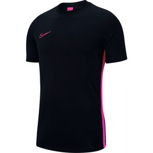 Nike DRY ACDMY TOP SS M Pánské fotbalové tričko, Černá,Růžová, velikost L