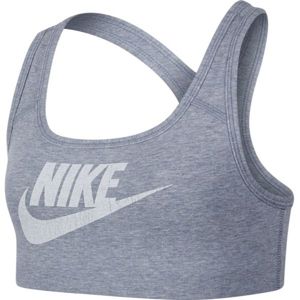 Nike BRA CLASSIC VENNER NSW Dívčí sportovní podprsenka, tmavě šedá, velikost S