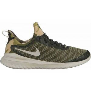 Nike RENEW RIVAL CAMO zelená 11.5 - Pánská běžecká obuv