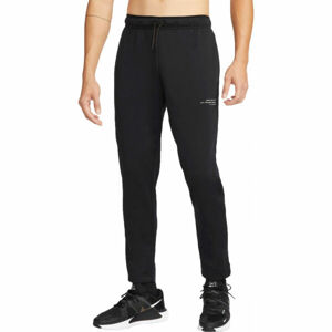 Nike DF Q5 FLC TAPER Pánské tepláky, Černá,Bílá, velikost S