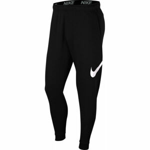 Nike DRI-FIT Pánské tréninkové kalhoty, Černá,Bílá, velikost XL