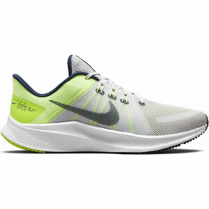 Nike QUEST 4 Pánská běžecká obuv, Bílá,Černá,Světle zelená, velikost 13