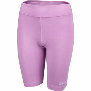 Nike SPORTSWEAR ESSENTIAL Dámské cyklistické kraťasy, Růžová,Bílá, velikost L